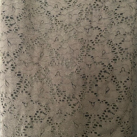 LOVE…ADY BLACK FLORAL LACE LONG SLEEVE COCKTAIL DRESS SIZE XS - Picture 5 of 5